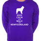 Keep Calm Walk The Newfoundland Sweatshirt