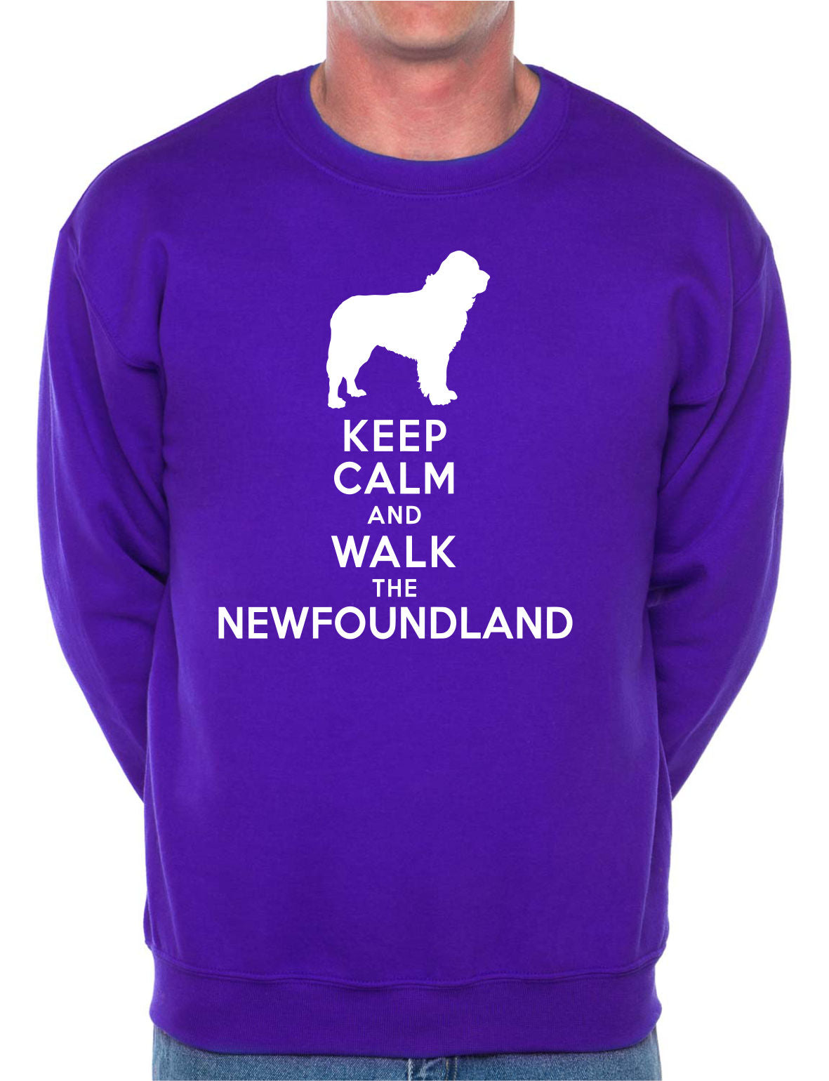 Keep Calm Walk The Newfoundland Sweatshirt