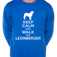 Keep Calm Walk The Leonberger Dog Lovers Sweatshirt