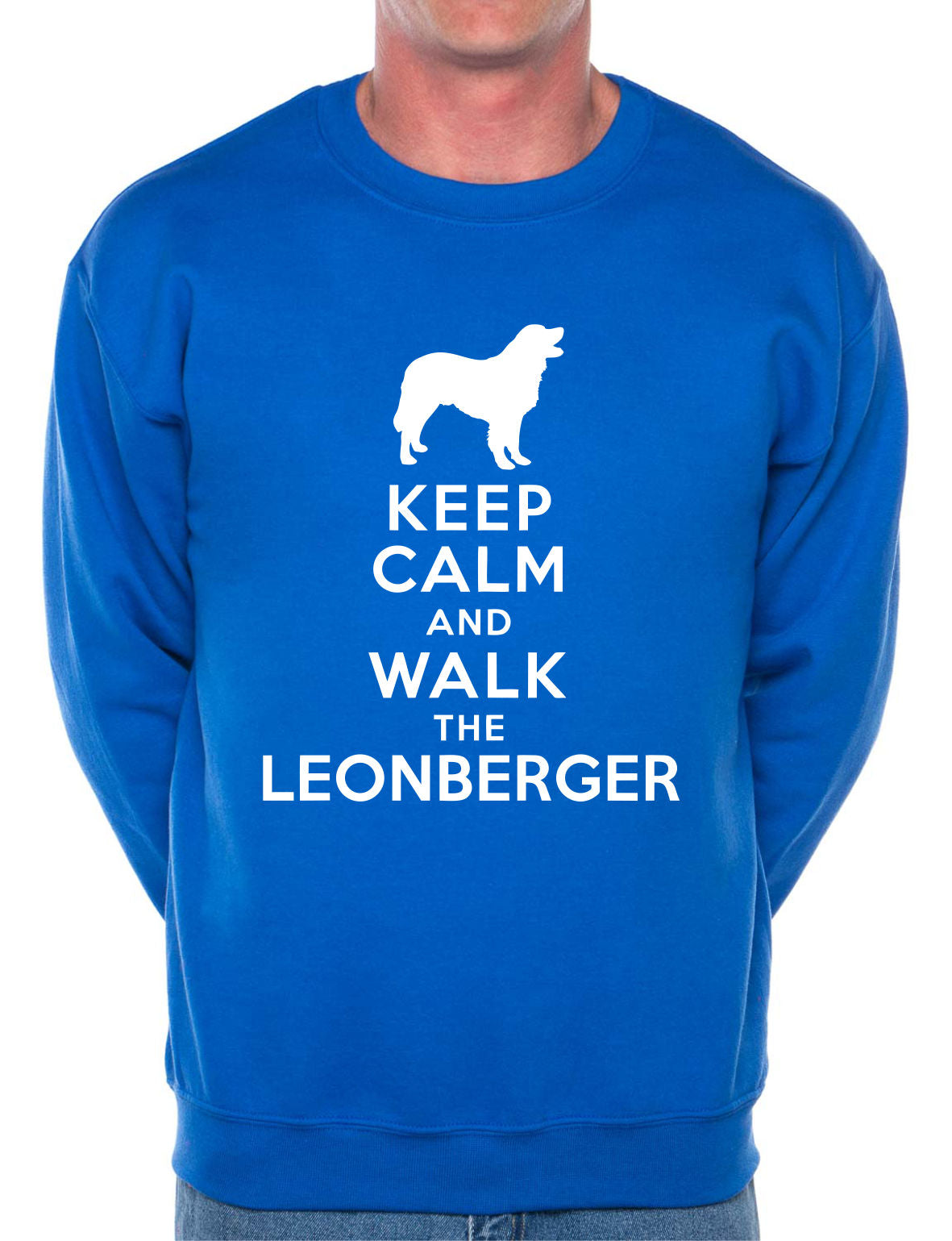 Keep Calm Walk The Leonberger Dog Lovers Sweatshirt