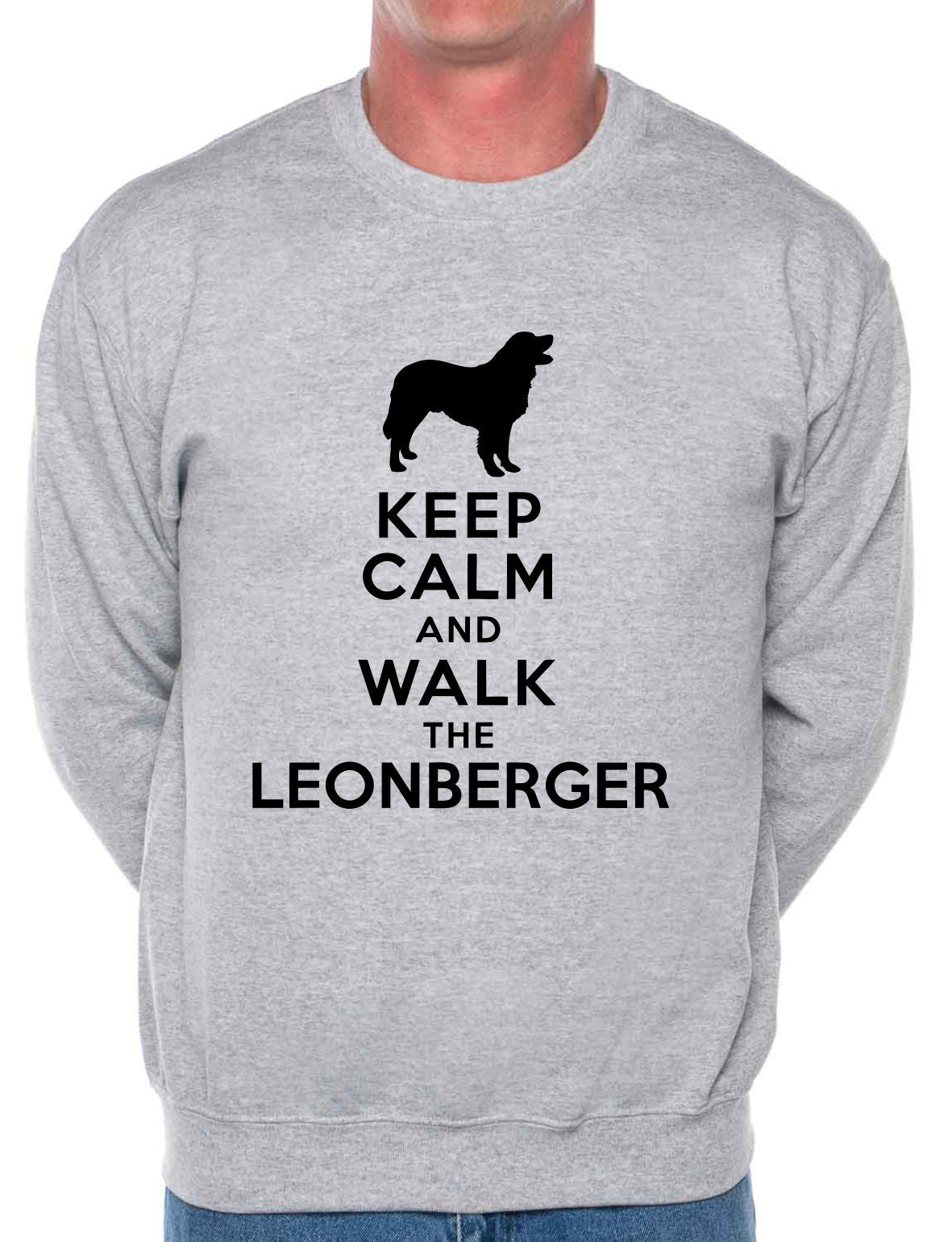 Keep Calm Walk The Leonberger Dog Lovers Sweatshirt