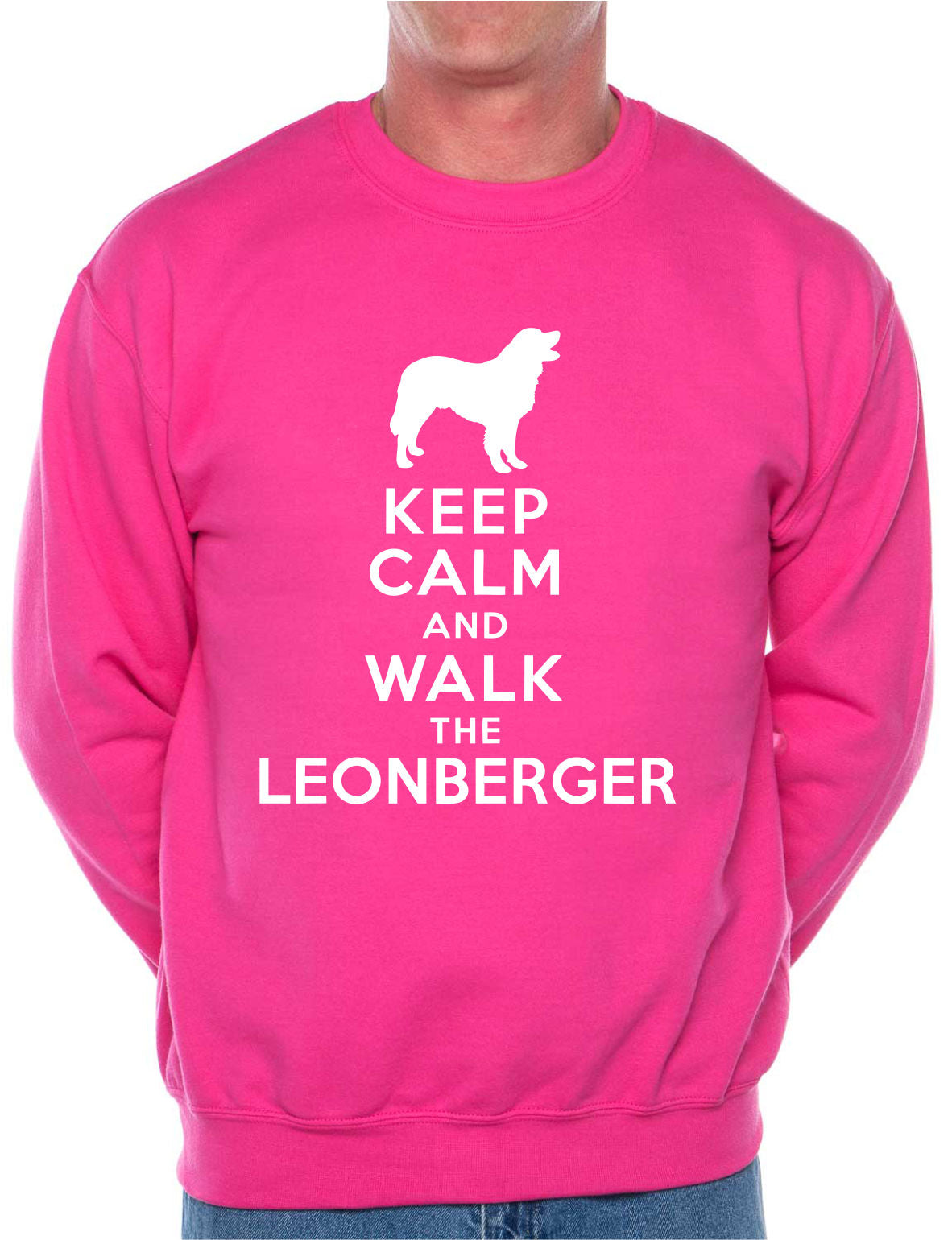 Keep Calm Walk The Leonberger Dog Lovers Sweatshirt