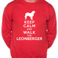 Keep Calm Walk The Leonberger Dog Lovers Sweatshirt