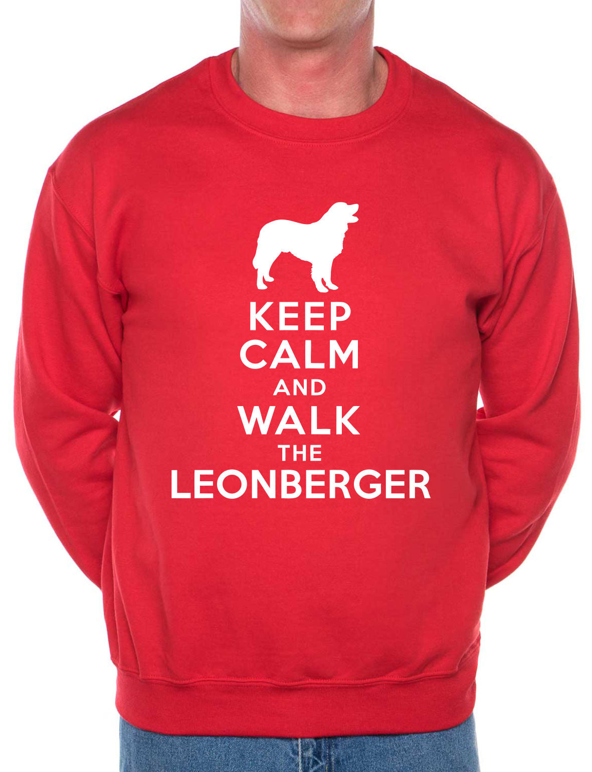 Keep Calm Walk The Leonberger Dog Lovers Sweatshirt