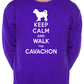 Keep Calm Walk The Cavachon Dog Lovers Sweatshirt