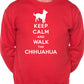 Keep Calm Walk The Chihuahua Dog Lovers Sweatshirt