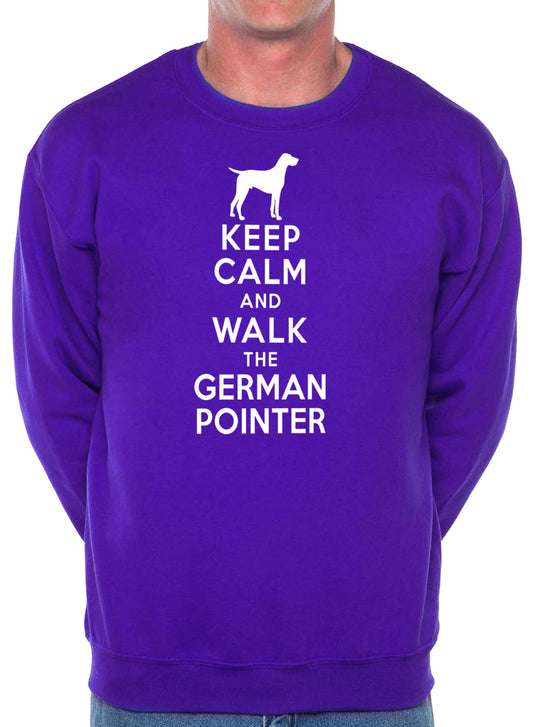 Keep Calm Walk The German Pointer Dog Lovers Sweatshirt