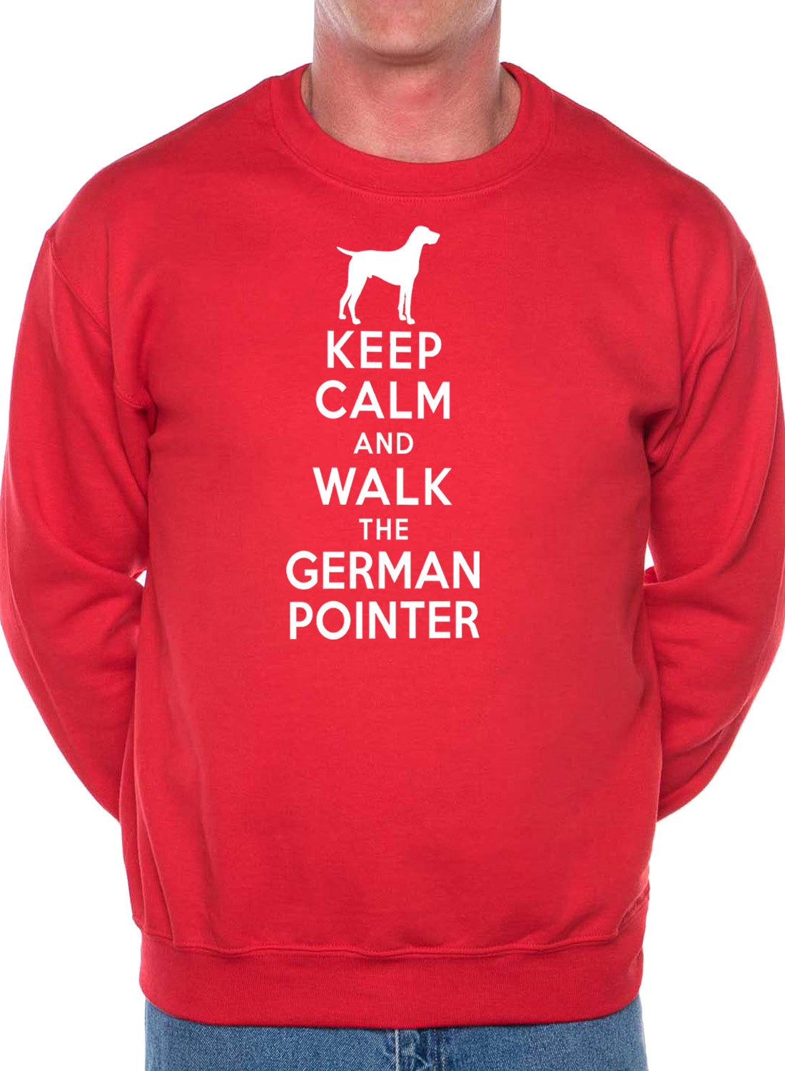 Keep Calm Walk The German Pointer Dog Lovers Sweatshirt