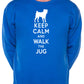 Keep Calm Walk The Jug Dog Lovers Sweatshirt