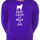 Keep Calm Walk The Jug Dog Lovers Sweatshirt