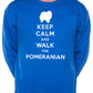 Keep Calm Walk The Pomeranian Dog Lovers Sweatshirt