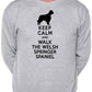 Keep Calm Walk Welsh Springer Spaniel Dog Lovers Sweatshirt