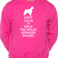 Keep Calm Walk Welsh Springer Spaniel Dog Lovers Sweatshirt