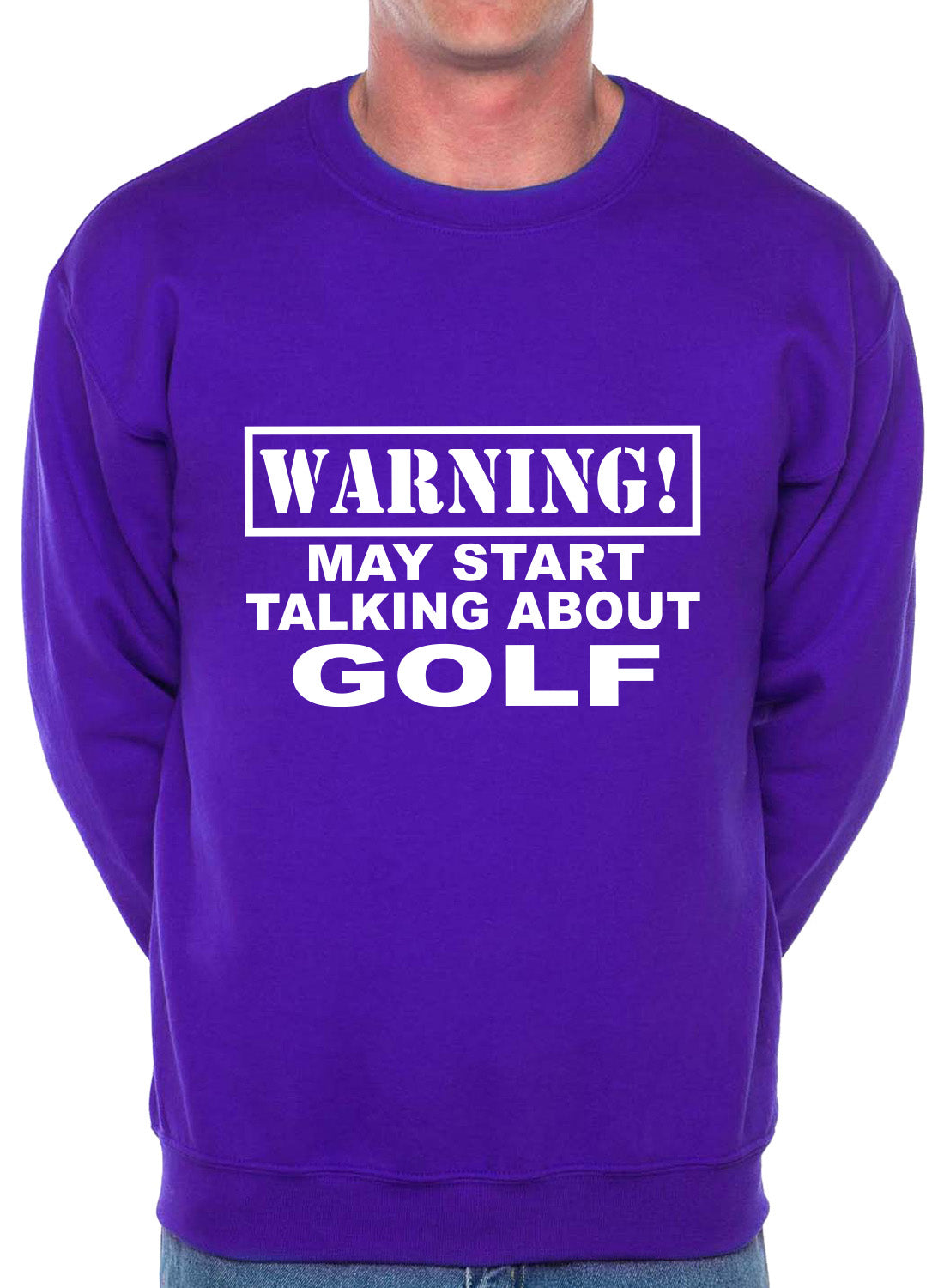 Warning May Talk About Golf Golfing Ryder Cup Sweatshirt