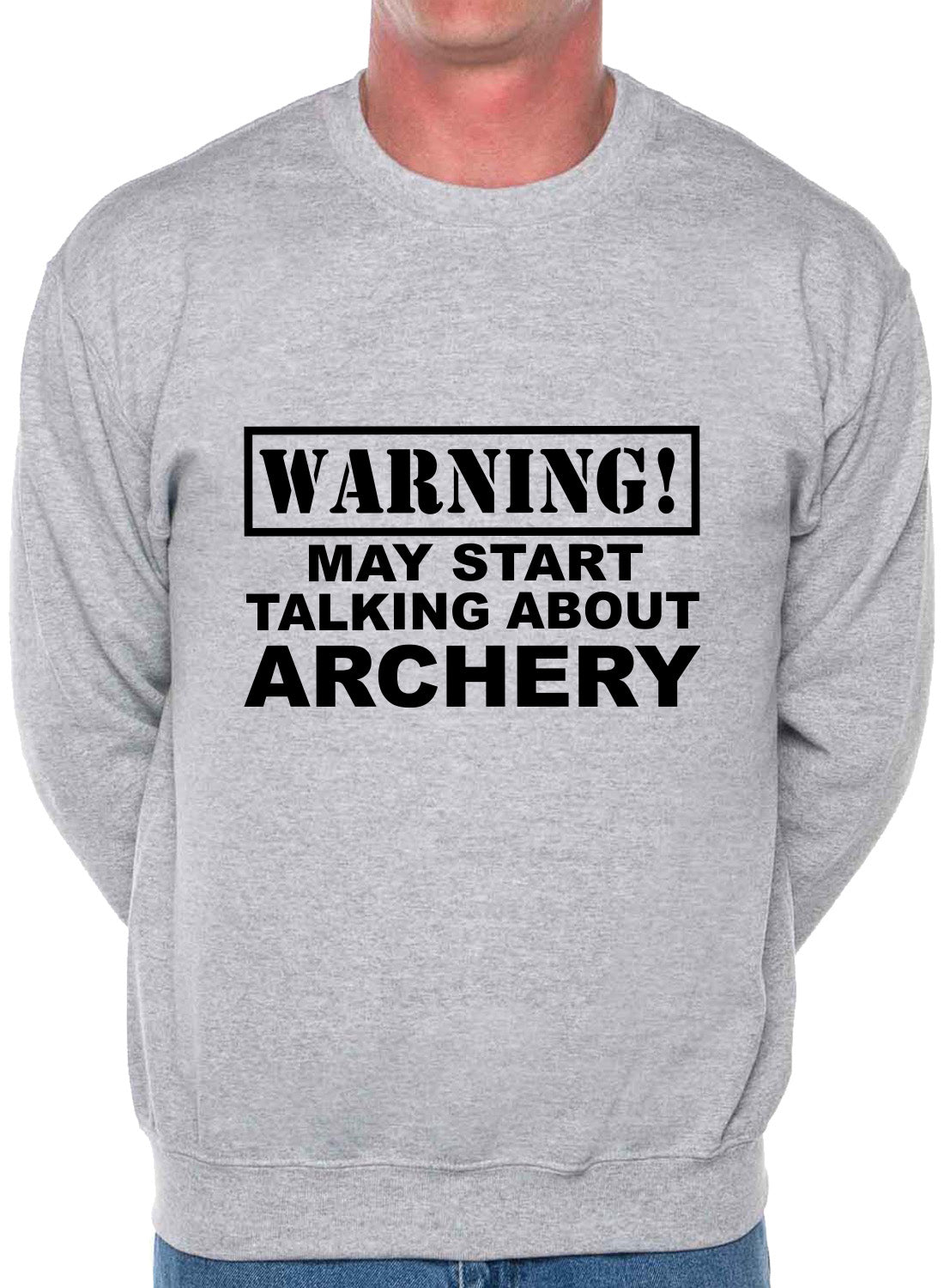 Warning May Talk About Archery Fan Sweatshirt