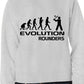 Evolution Of Rounders Sport Funny Adult Sweatshirt