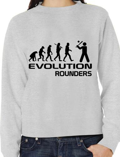 Evolution Of Rounders Sport Funny Adult Sweatshirt