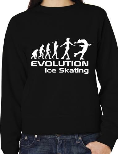 Evolution Of Ice Skating Skater Unisex Sweatshirt
