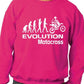 Evolution Of Motocross Motorbike Unisex Sweatshirt