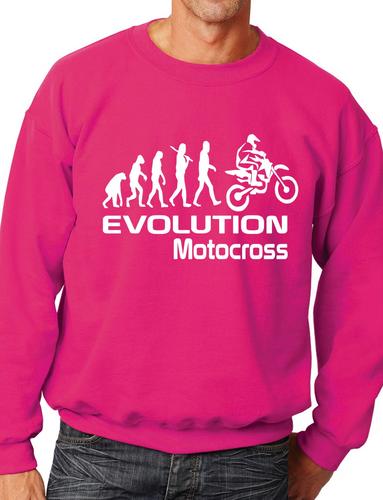 Evolution Of Motocross Motorbike Unisex Sweatshirt