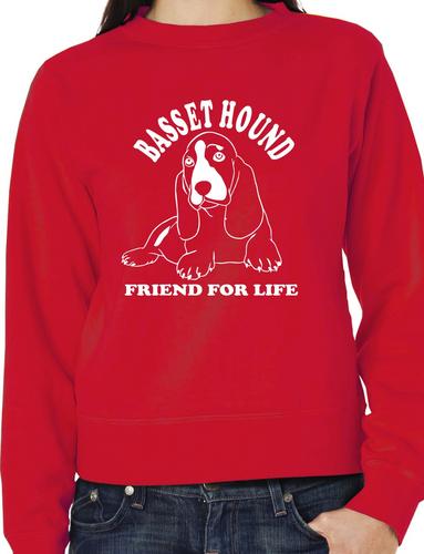 Basset Hound Friend For Life Sweatshirt