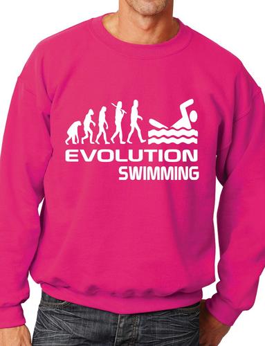 Evolution Of Swimming Unisex Sweatshirt