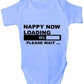 Nappy Now Loading Baby Onesie Vest