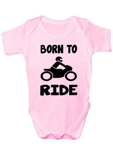 Born To Ride Motorbike Baby Onesie Vest