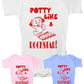 Potty Like A Rockstar! Funny Baby Onesie Vest