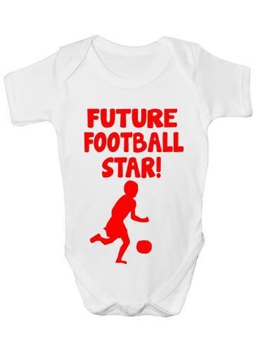 Future Football Star Sport Funny Baby Onesie Vest