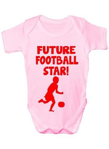 Future Football Star Sport Funny Baby Onesie Vest