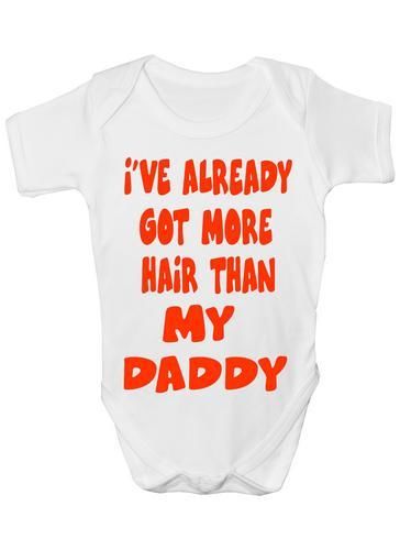 Already Got More Hair Than Daddy Baby Onesie Vest