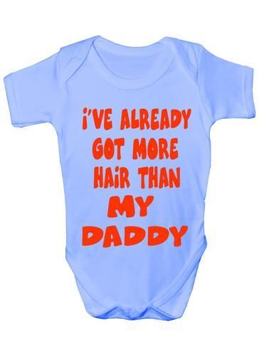 Already Got More Hair Than Daddy Baby Onesie Vest