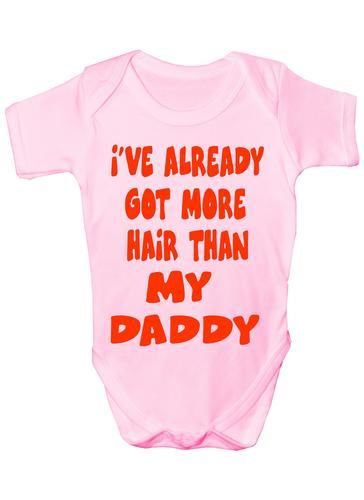 Already Got More Hair Than Daddy Baby Onesie Vest