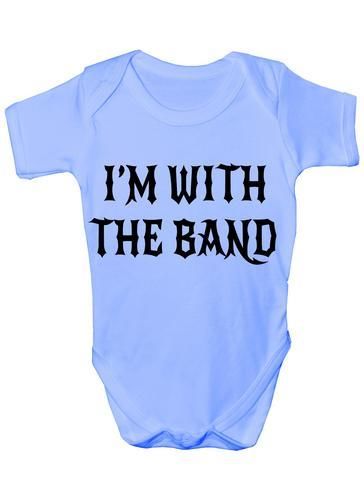 I'm With The Band Onesie Romper Vest