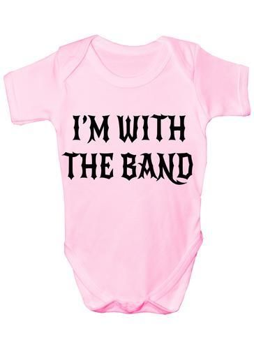 I'm With The Band Onesie Romper Vest