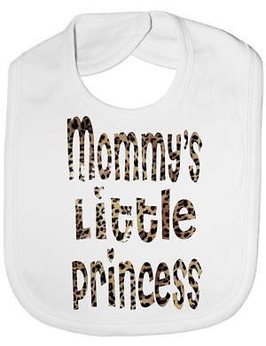 Mommy's Little Princess In Animal Print Baby Bib