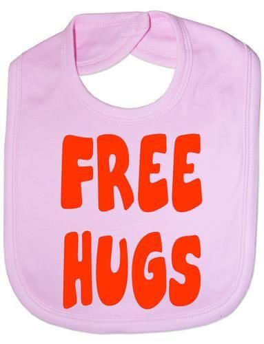 Free Hugs Baby Bib