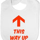 This Way Up Baby Bib