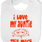 I Love My Auntie This Much Baby Bib