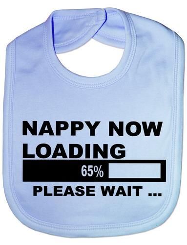 Nappy Now Loading Baby Bib