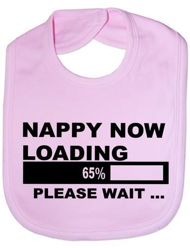 Nappy Now Loading Baby Bib