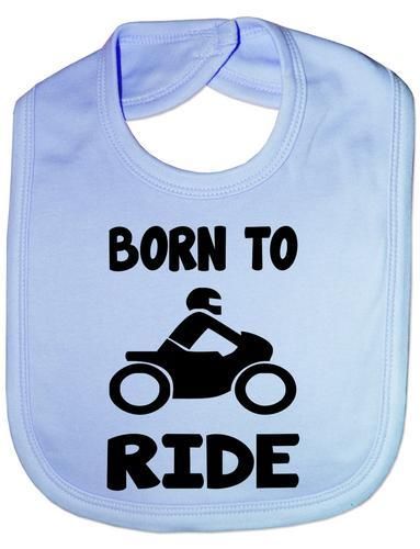 Born To Ride / Motorbike Baby Bib