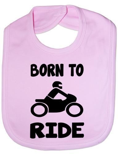 Born To Ride / Motorbike Baby Bib