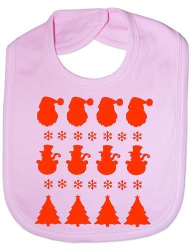 Christmas Scene / Santa Baby Bib