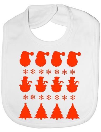 Christmas Scene / Santa Baby Bib