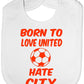 Love UNITED Hate City Baby Bib