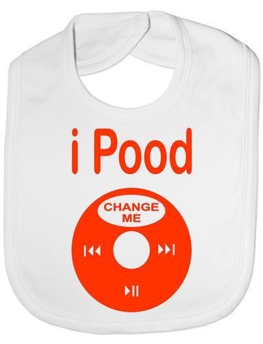 I Pood! Baby Bib