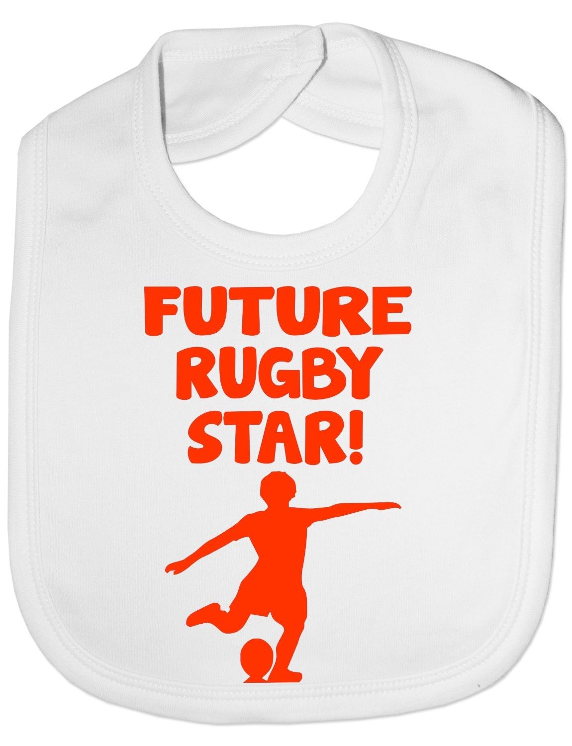 Future Rugby Star Baby Bib