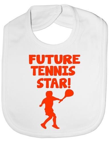 Future Tennis Star Baby Bib